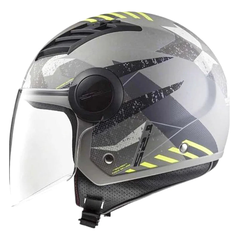 Casque Moto Jet - LS2 I Gris - Skavel