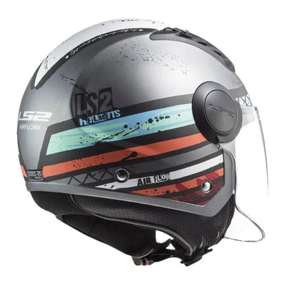 Casque Moto Jet - LS2 I Gris - Skavel