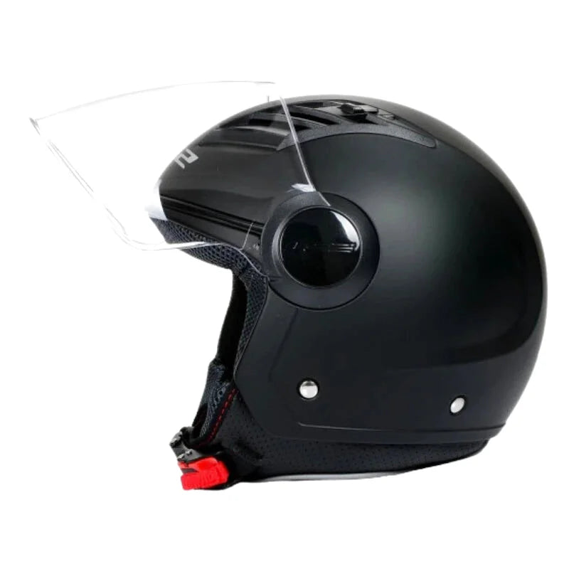 Casque Moto Jet - LS2 I Noir Mat - Skavel