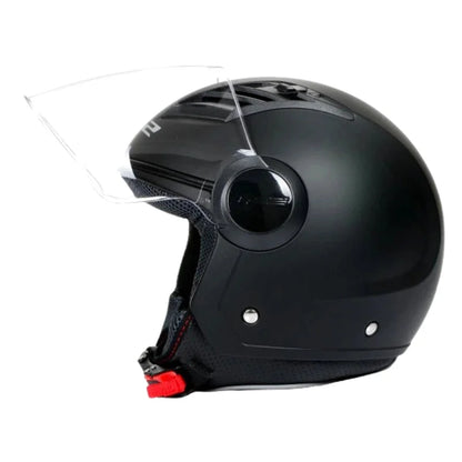 Casque Moto Jet - LS2 I Noir Mat - Skavel