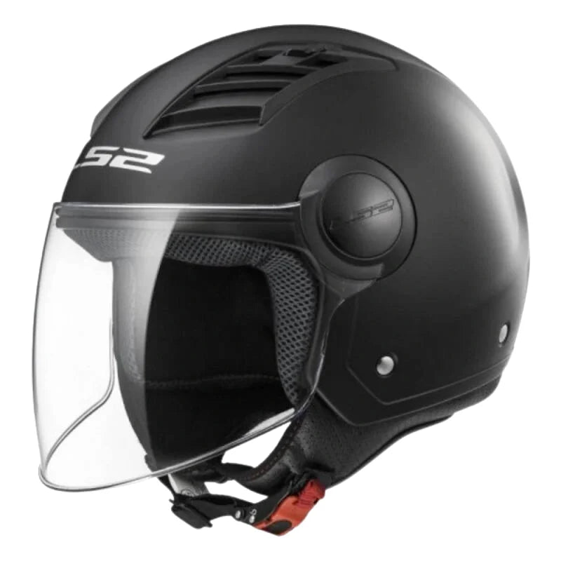 Casque Moto Jet - LS2 I Noir Mat - Skavel