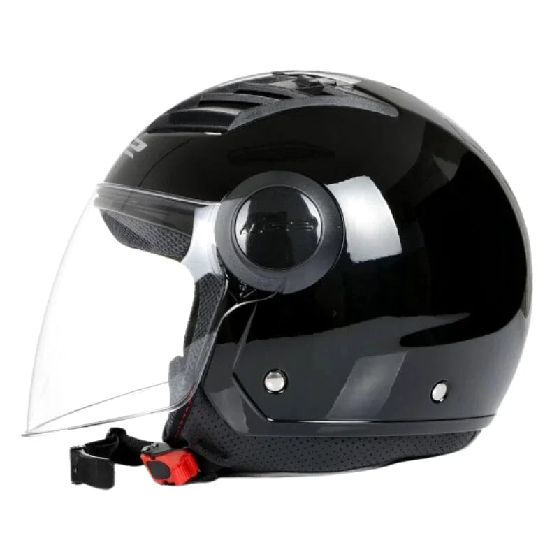 Casque Moto Jet - LS2 I Noir - Skavel
