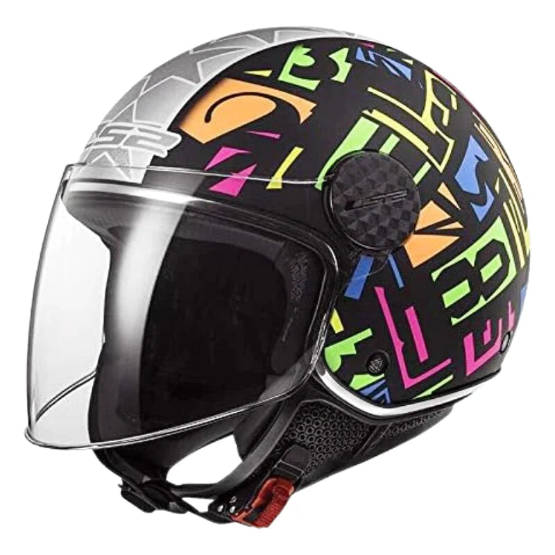 Casque Moto Jet - LS2 I Noir - Skavel