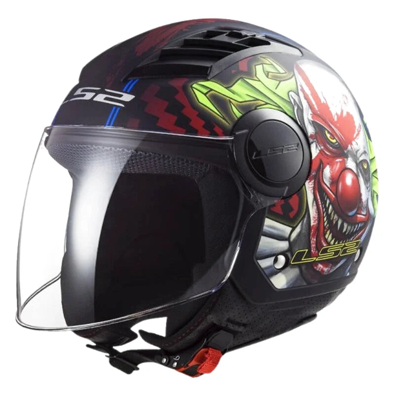 Casque Moto Jet - LS2 I Noir - Skavel