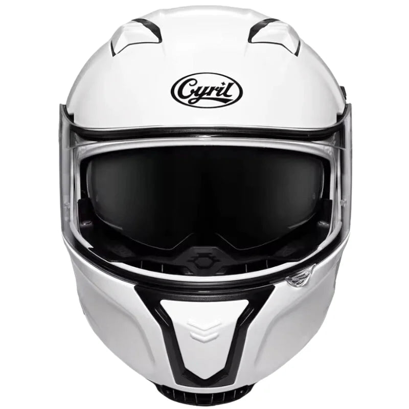 Casque Moto Modulable - Cyril I Blanc - Skavel