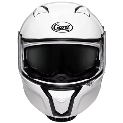 Casque Moto Modulable - Cyril I Blanc - Skavel