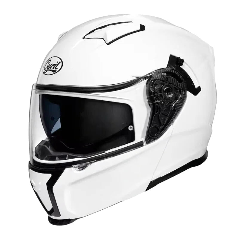 Casque Moto Modulable - Cyril I Blanc - Skavel