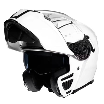 Casque Moto Modulable - Cyril I Blanc - Skavel
