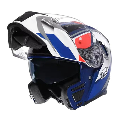Casque Moto Modulable - Cyril I Bleu - Skavel