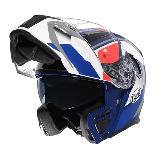 Casque Moto Modulable - Cyril I Bleu - Skavel