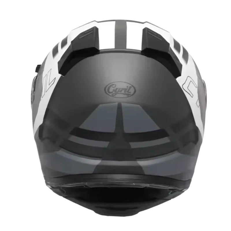 Casque Moto Modulable - Cyril I Gris - Skavel