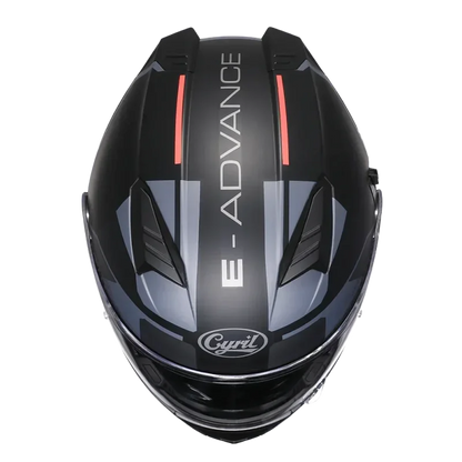 Casque Moto Modulable - Cyril I Noir - Skavel