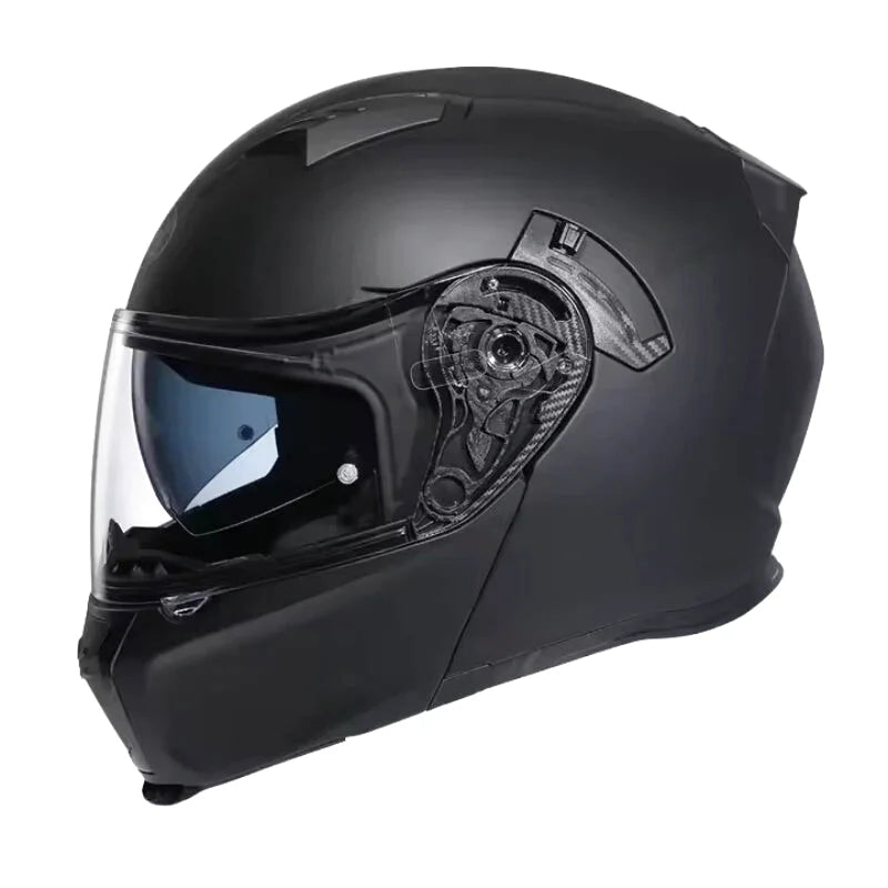 Casque Moto Modulable - Cyril I Noir - Skavel