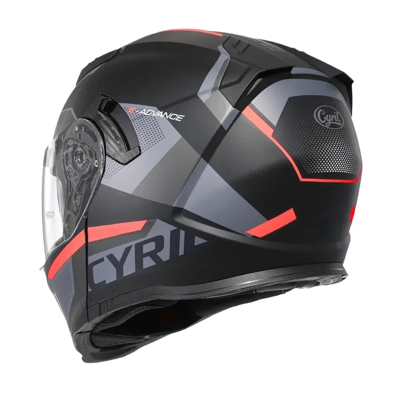 Casque Moto Modulable - Cyril I Noir - Skavel