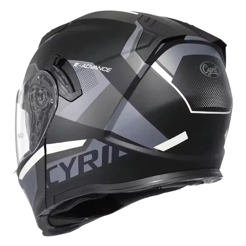 Casque Moto Modulable - Cyril I Noir - Skavel