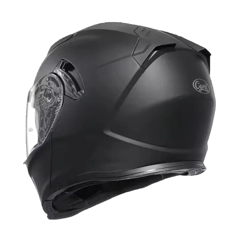 Casque Moto Modulable - Cyril I Noir - Skavel