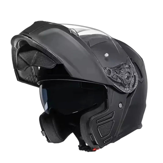 Casque Moto Modulable - Cyril I Noir - Skavel