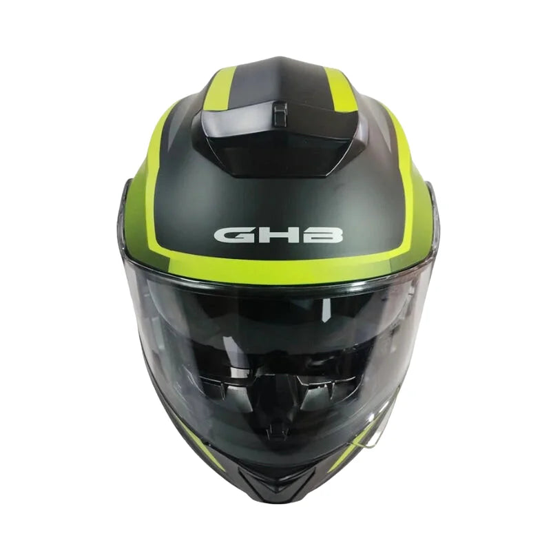 Casque Moto Modulable - FAST I Vert - Skavel