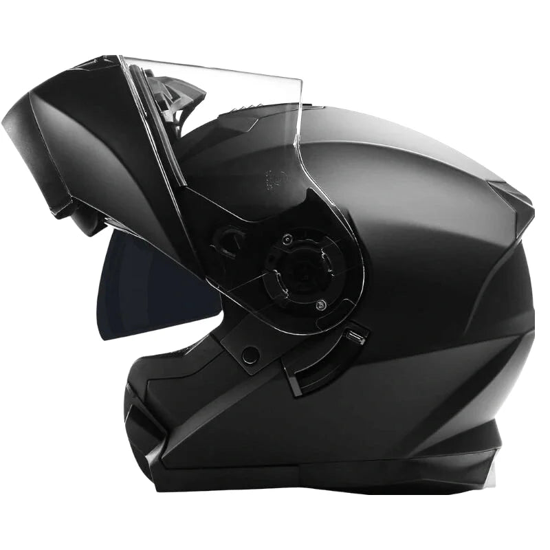 Casque Moto Modulable - GJH I Noir - Skavel