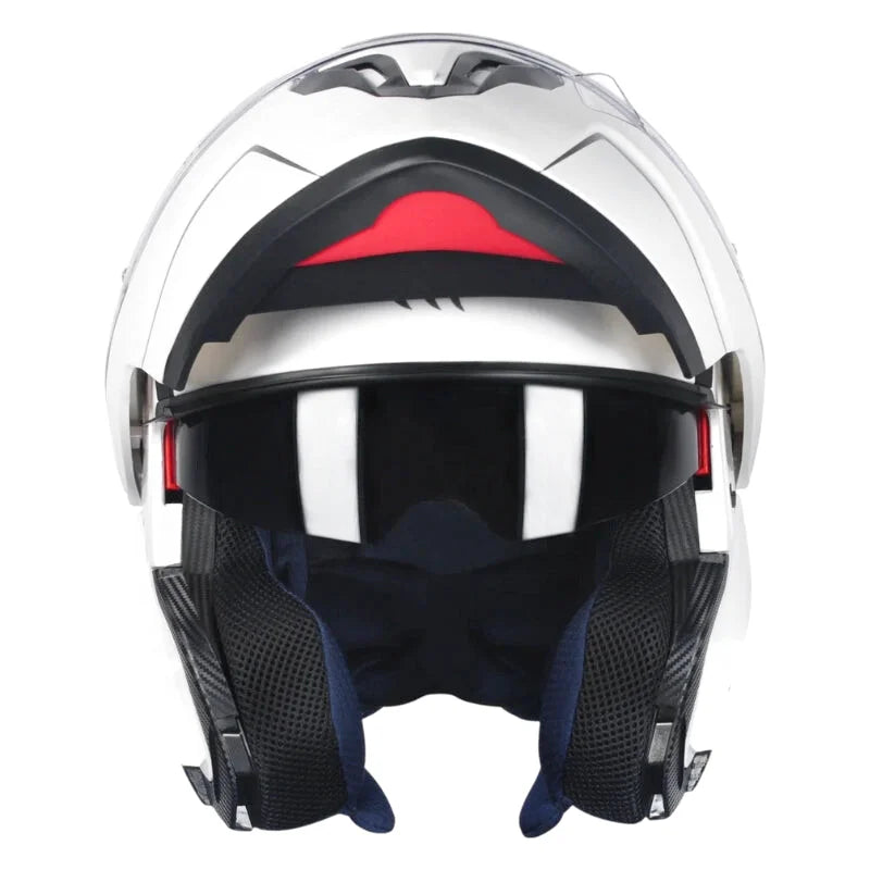 Casque Moto Modulable - MT Helmets I Blanc - Skavel
