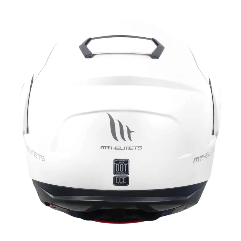 Casque Moto Modulable - MT Helmets I Blanc - Skavel