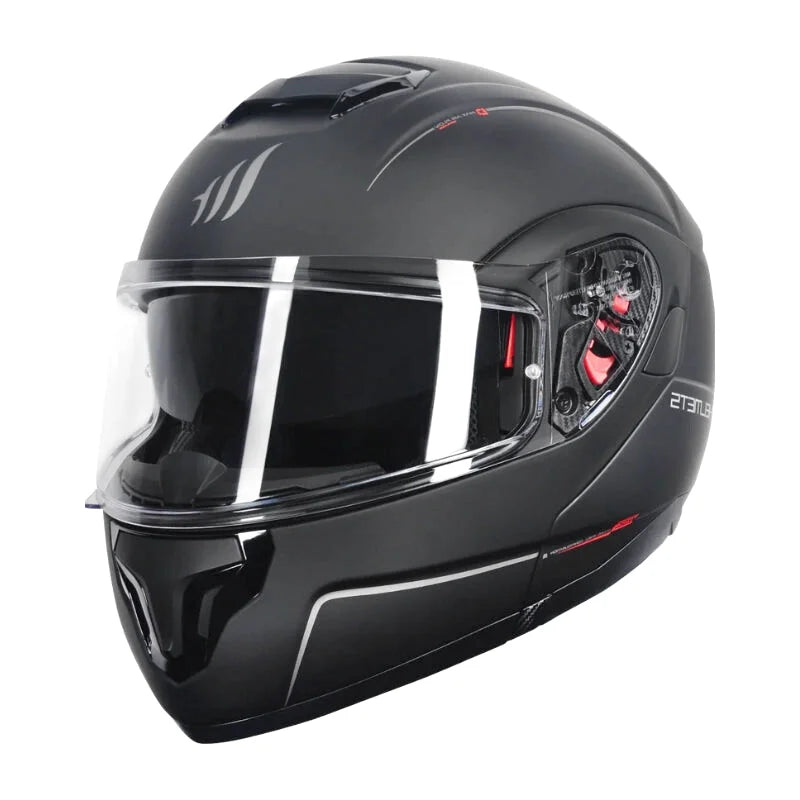 Casque Moto Modulable - MT Helmets I Noir Mat - Skavel
