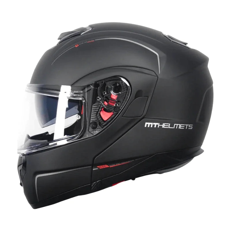 Casque Moto Modulable - MT Helmets I Noir Mat - Skavel