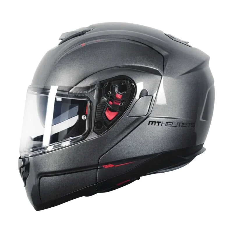 Casque Moto Modulable - MT Helmets I Titanium Mat - Skavel